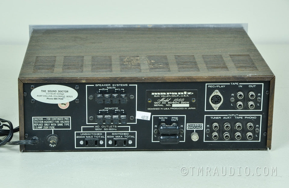 Marantz 1060 Vintage Stereo Integrated Amplifier