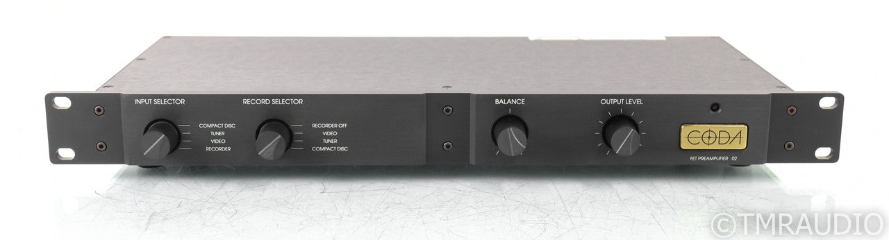 CODA FET 02 Vintage Stereo Preamplifier