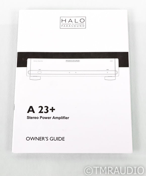 Parasound Halo A 23+ Stereo Power Amplifier