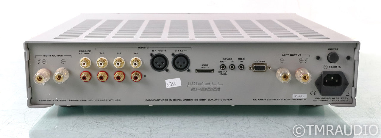 Krell S-300i Stereo Integrated Amplifier; S300i; Remote; Silver