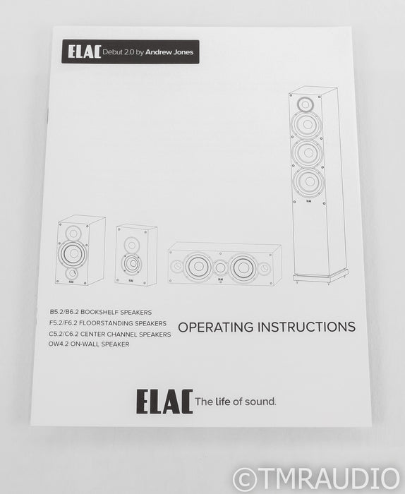 ELAC Debut 2.0 B6.2 Bookshelf Speakers