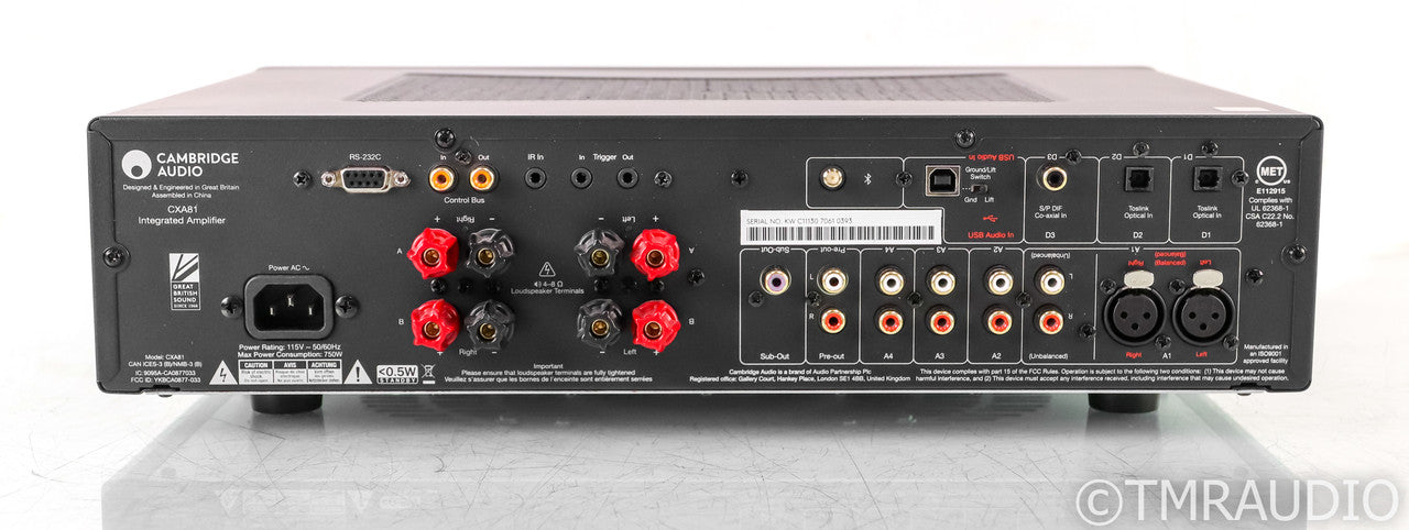 Cambridge Audio CXA81 Stereo Integrated Amplifier