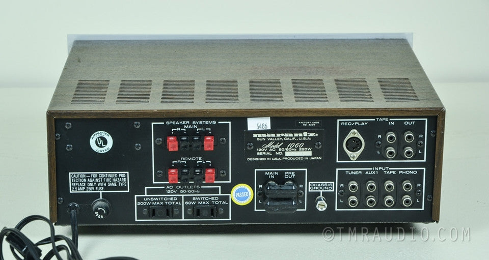 Marantz 1060 Vintage Stereo Integrated Amplifier