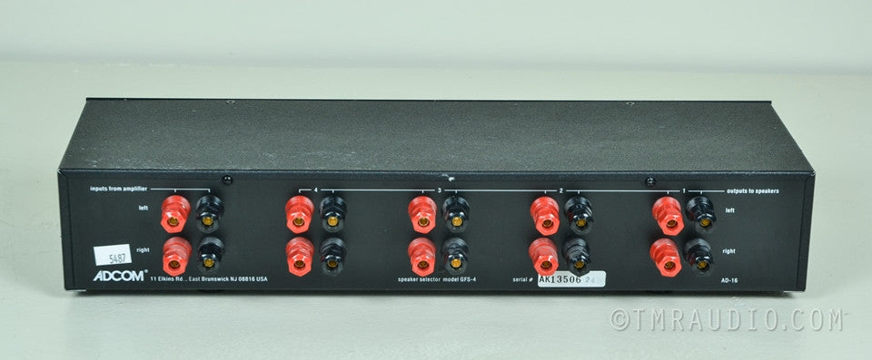Adcom GFS-4 4-way Speaker Selector Switch
