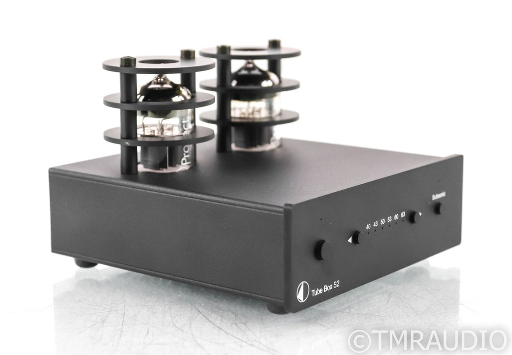 Pro-Ject Audio Tube Box S2 Stereo Tube MM / MC Phono Preamplifier; Black