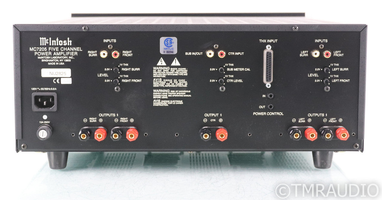 McIntosh MC7205 5 Channel Power Amplifier; MC-7205; MC-7205