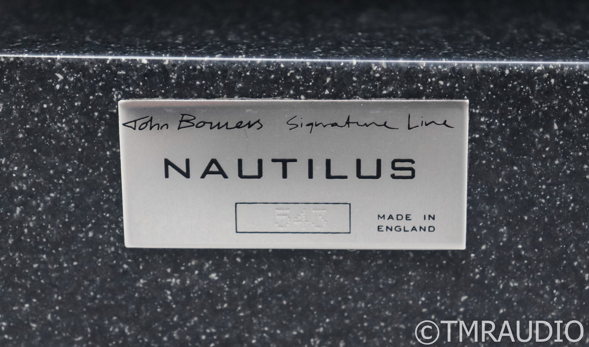 Bowers & Wilkins Nautilus Floorstanding Speakers; Midnight Blue Pair; B&W; Midnight Blue Pair; B&W