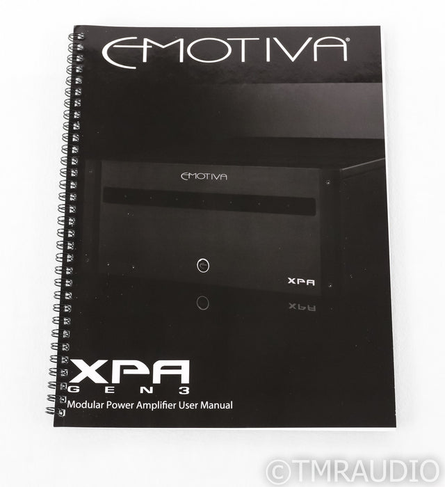 Emotiva XPA-DR3 Three Channel Power Amplifier