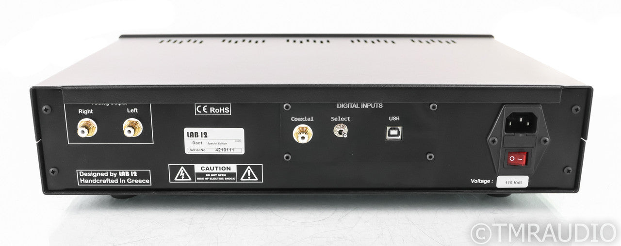 LAB12 dac1 Special Edition Tube Hybrid DAC; D/A Converter; Black; SE; D/A Converter; Black; SE