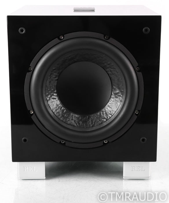 REL S/2 10" Powered Subwoofer; Piano Black; S-2; Piano Black; S-2