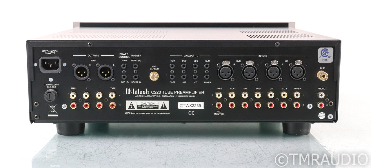 McIntosh C220 Stereo Tube Preamplifier