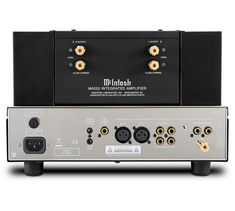 McIntosh MA252 Stereo Tube Hybrid Integrated Amplifier; MA-252; MM Phono (New)