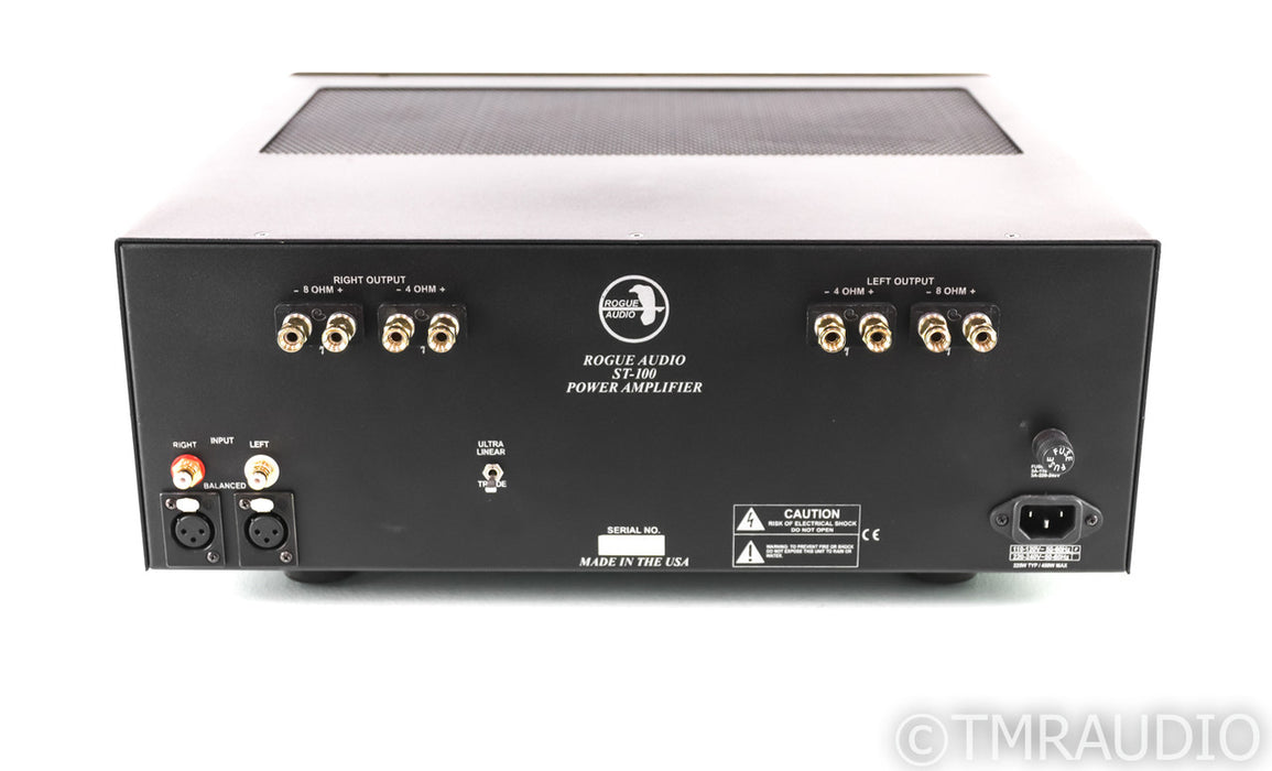Rogue ST-100 Stereo Tube Power Amplifier; Stereo 100; ST100