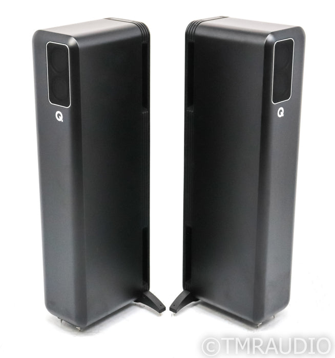 Q Acoustics Q Active 400 Wireless Floorstanding Speakers; Black Pair w/ Hub (Demo)
