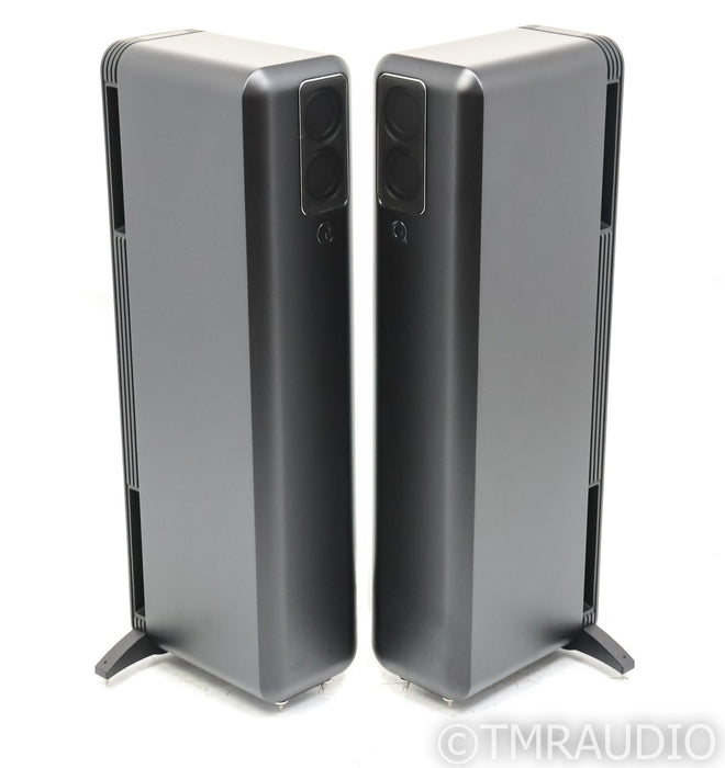 Q Acoustics Q Active 400 Wireless Floorstanding Speakers; Black Pair w/ Hub (Demo)