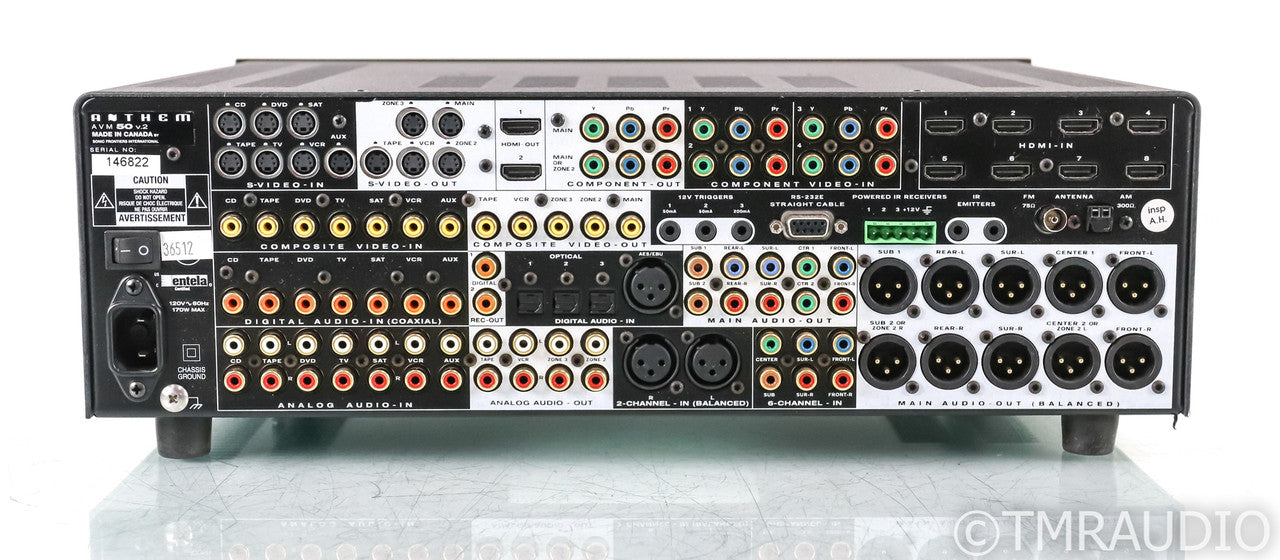 Anthem AVM 50 V.2 7.1 Channel Home Theater Processor
