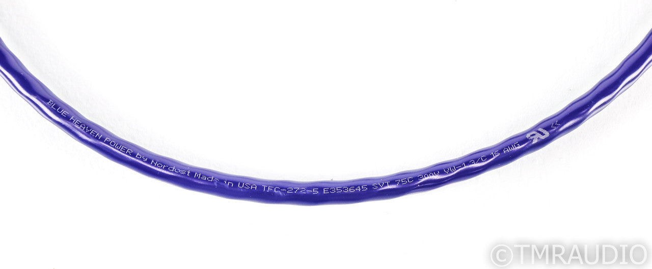 Nordost Blue Heaven Power Cable; 1m AC Cord; 1m AC Cord