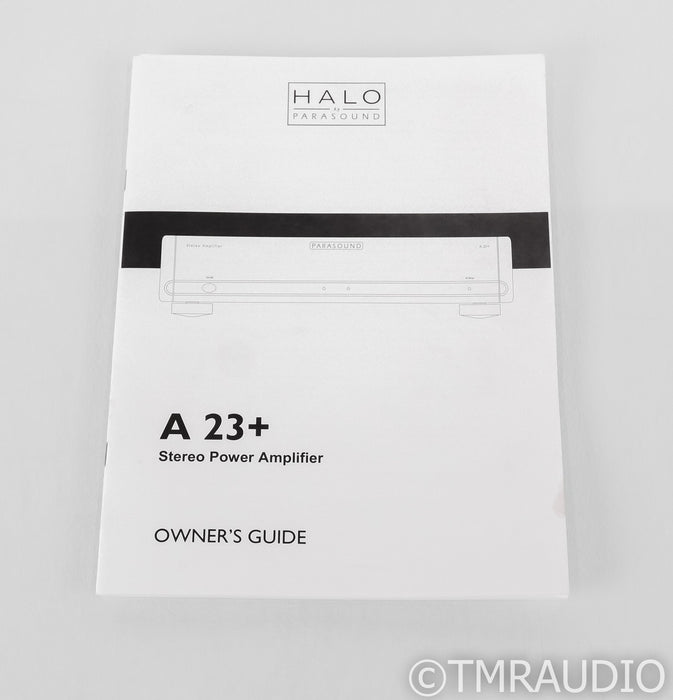 Parasound Halo A 23+ Stereo Power Amplifier