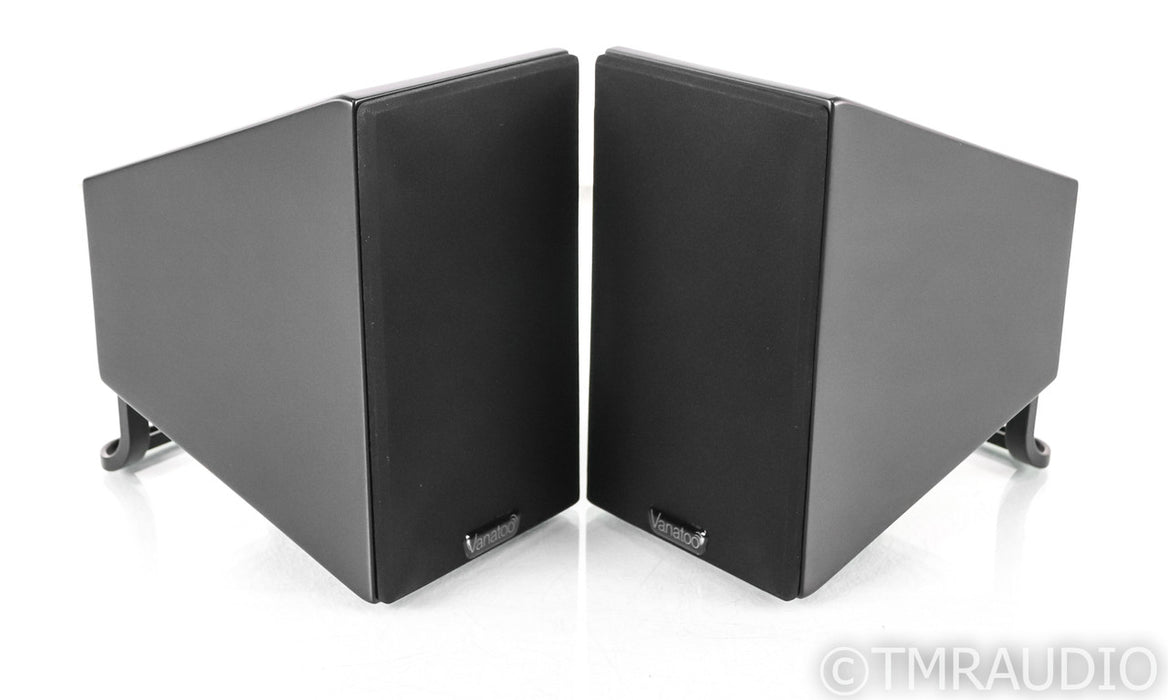 Vanatoo Transparent Zero Powered Bookshelf Speakers; Black Pair; Bluetooth
