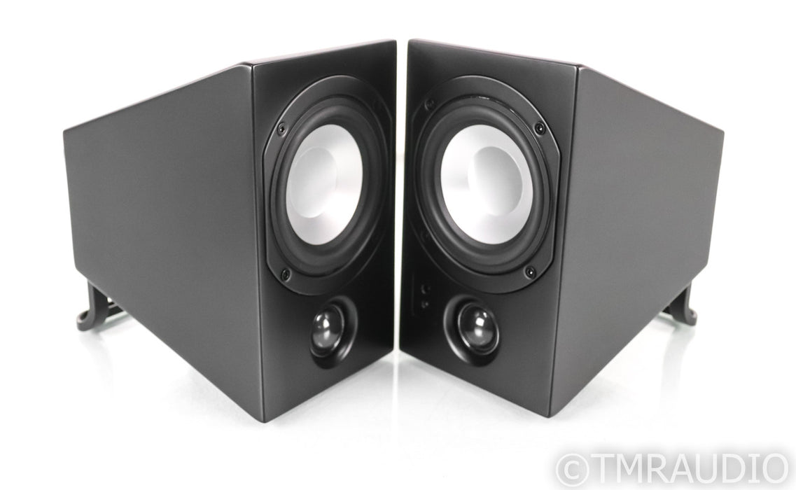Vanatoo Transparent Zero Powered Bookshelf Speakers; Black Pair; Bluetooth