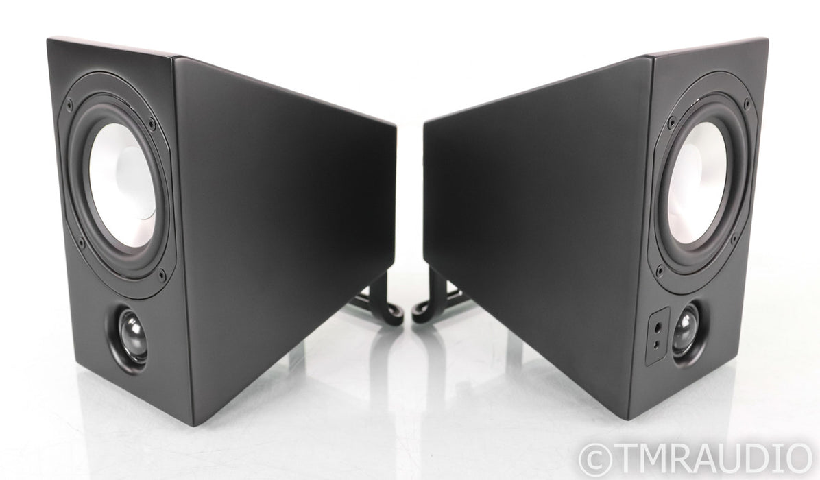Vanatoo Transparent Zero Powered Bookshelf Speakers; Black Pair; Bluetooth