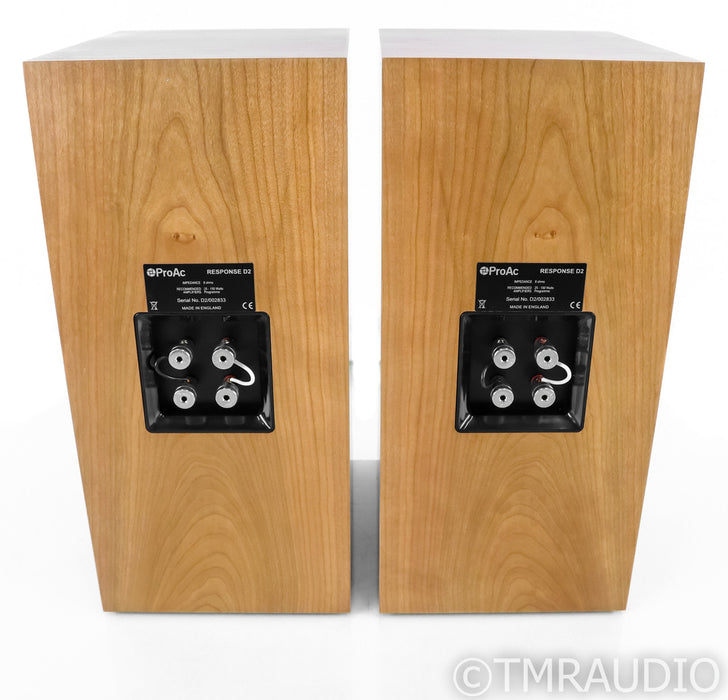 ProAc Response D2 Bookshelf Speakers; Cherry Pair; D-2 (Dome Version)
