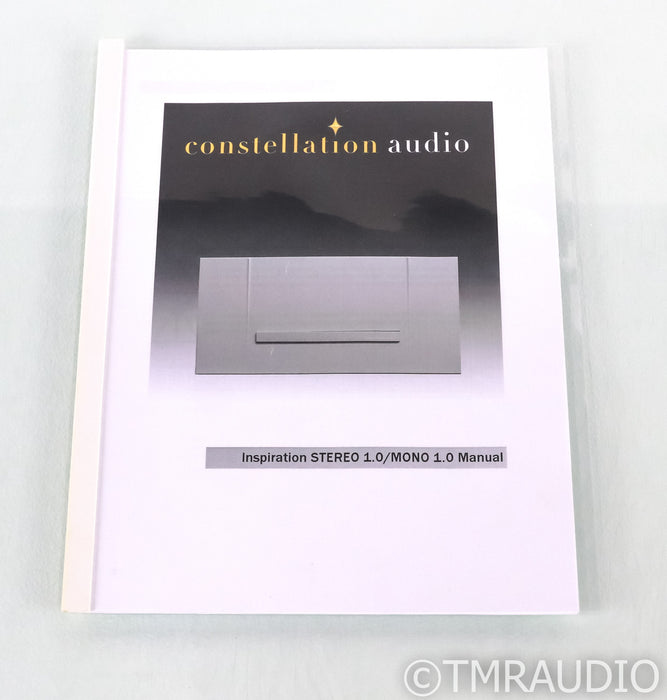 Constellation Audio Inspiration Series Stereo 1.0 Power Amplifier
