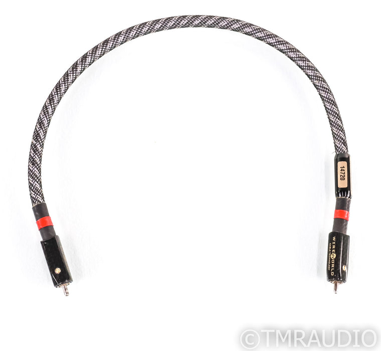 WireWorld Platinum Eclipse 8 RCA Cable; Single 0.5m Interconnect