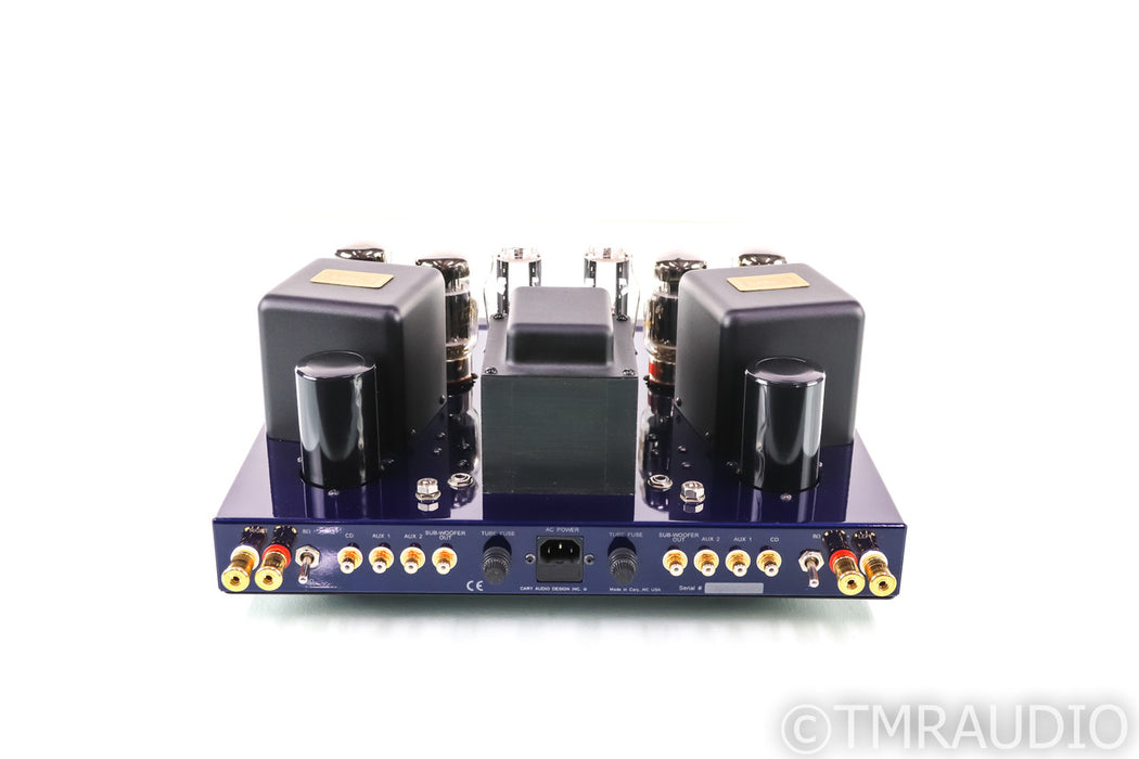 Cary Audio SLI-80 Signature F-1 Integrated Tube Amplifier; SLI80; Very Low Hours
