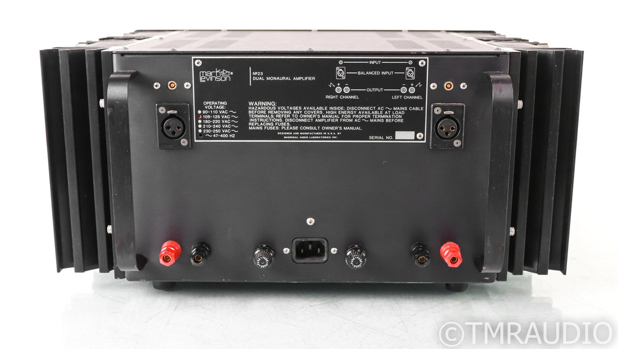 Mark Levinson No. 23 Vintage Dual Mono Power Amplifier
