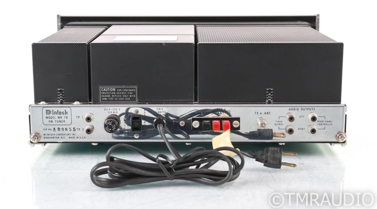 McIntosh MR78 Vintage FM Tuner; MR-78