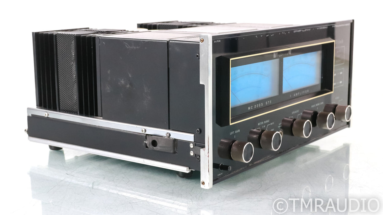 McIntosh MC2205 Vintage Stereo Power Amplifier; MC-2205 w/ Factory Box