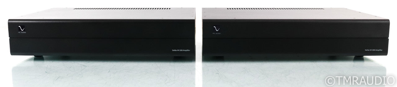 PS Audio Stellar M1200 Mono Power Amplifier; Black Pair (used); Black Pair (used)