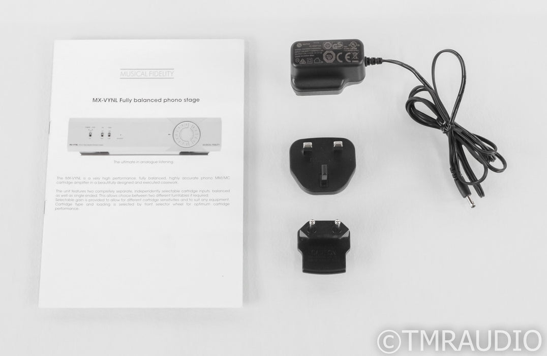 Musical Fidelity MX-VYNL MM / MC Phono Preamplifier; MXVYNL; Black