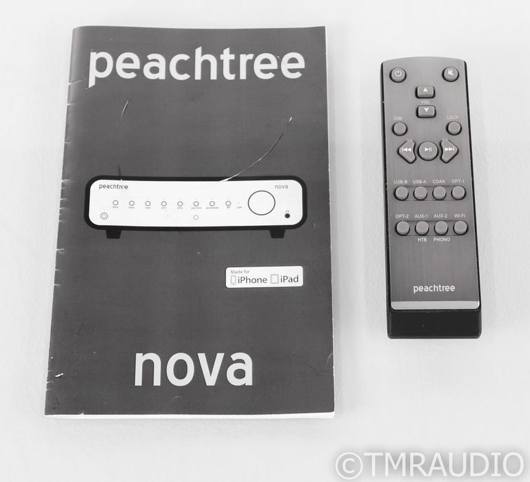 Peachtree Nova 150 Stereo Integrated Amplifier; Remote; DAC; MM Phono Black