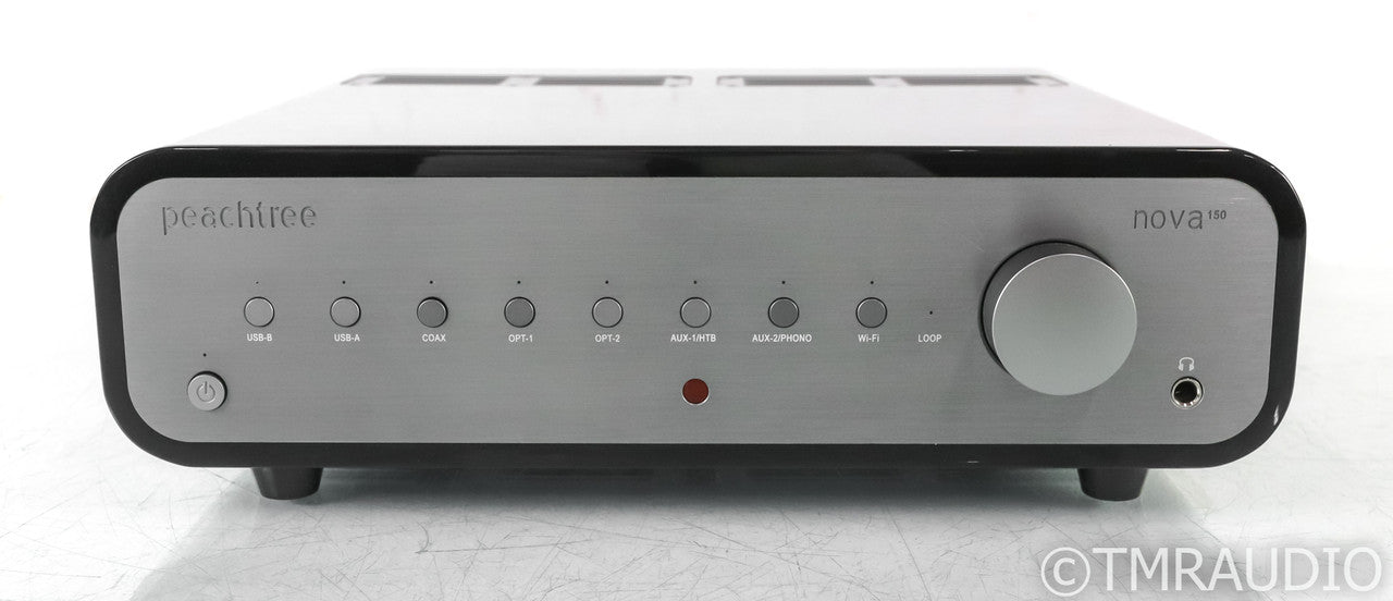 Peachtree Nova 150 Stereo Integrated Amplifier; Remote; DAC; MM Phono Black