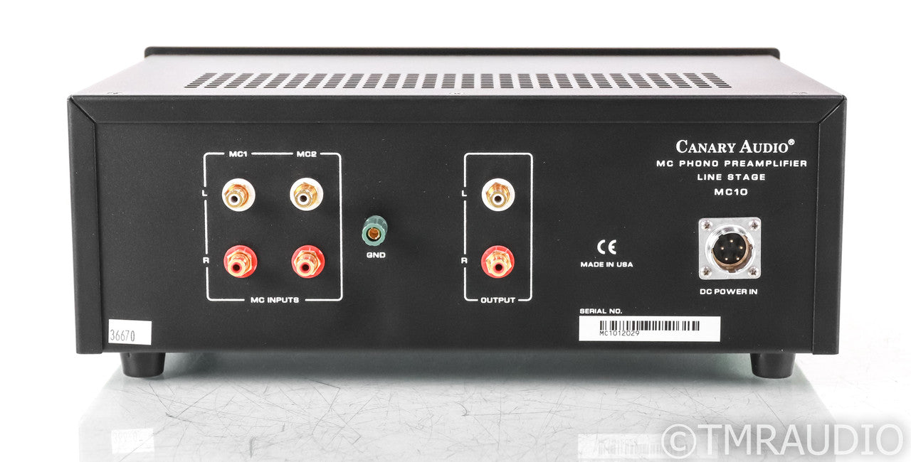 Canary Audio MC 10 Phono Tube Preamplifier