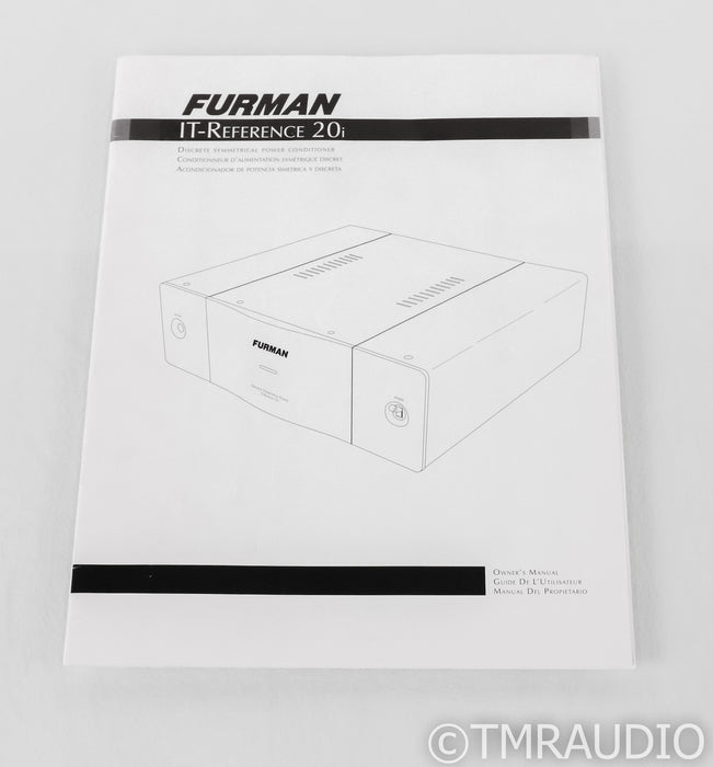 Furman IT-Reference 20i AC Power Line Conditioner; 20-i; Silver