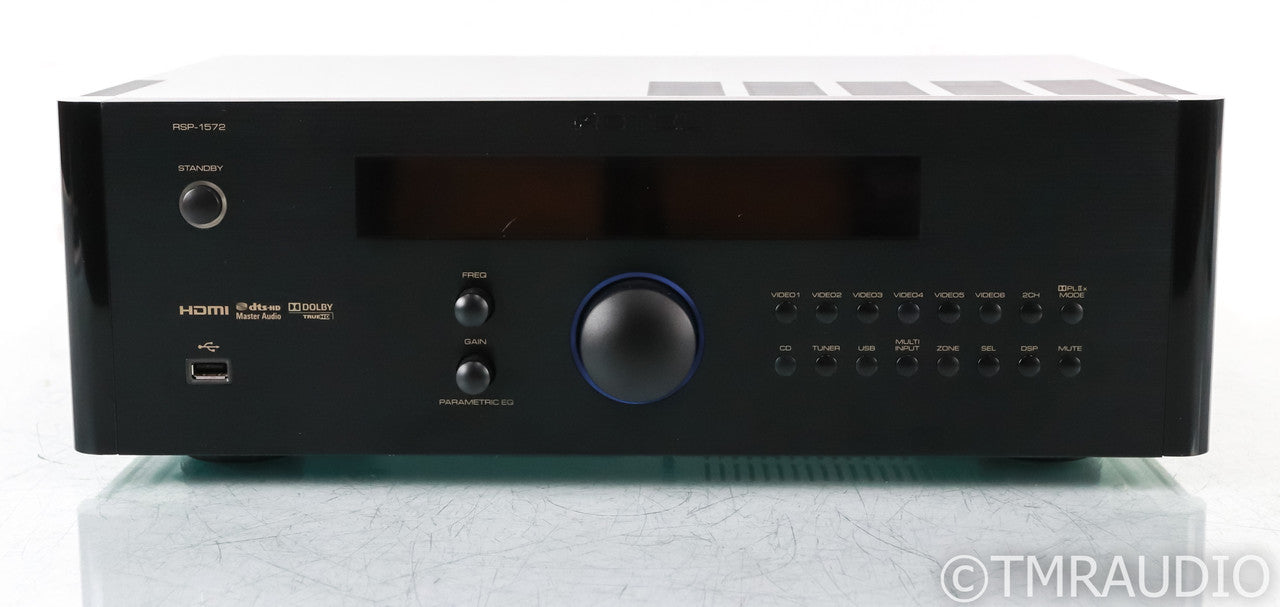 Rotel RSP-1572 7.1 Channel Home Theater Processor; RSP1572; Remote; Black