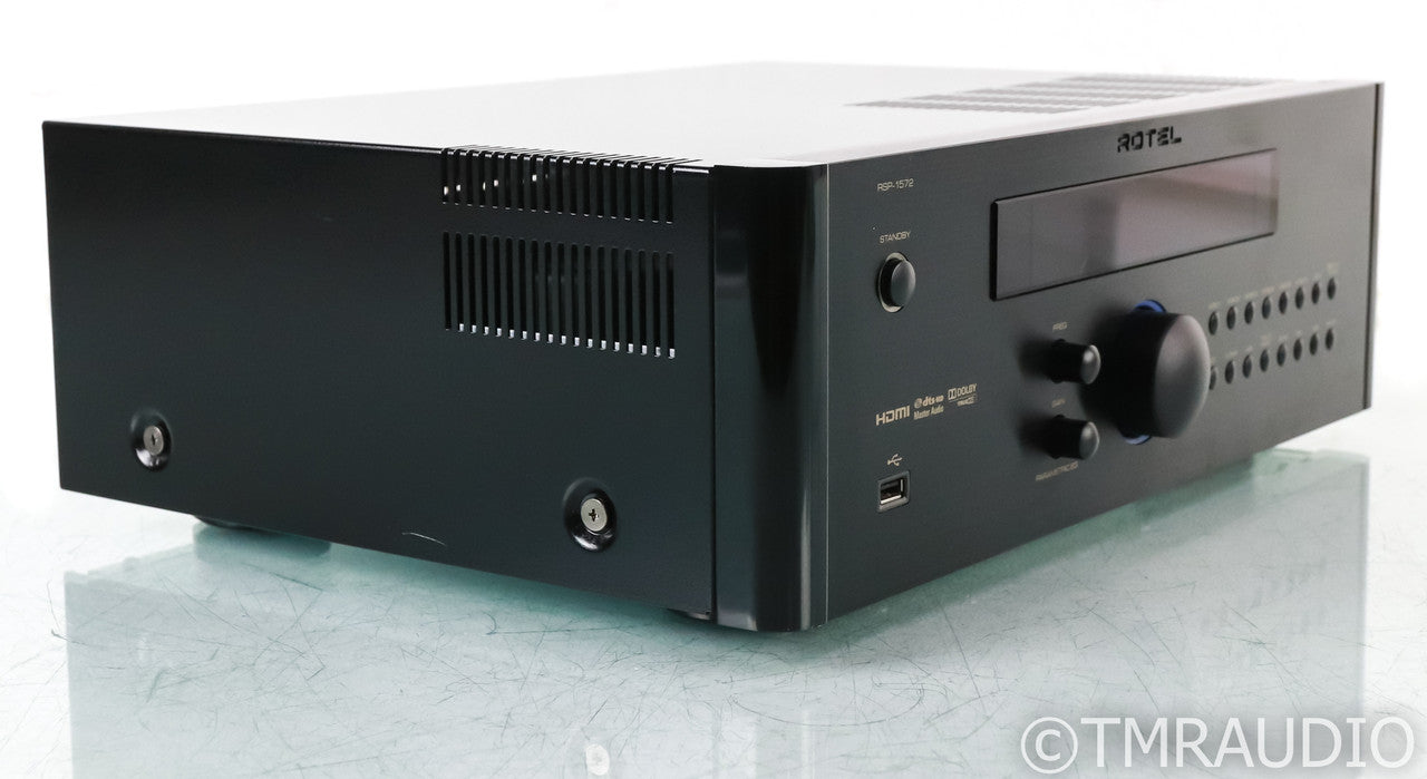 Rotel RSP-1572 7.1 Channel Home Theater Processor; RSP1572; Remote; Black