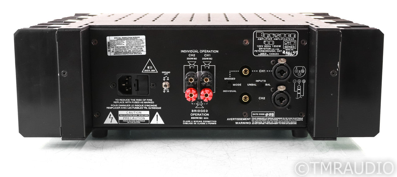 Bryston 4B ST Series Stereo Power Amplifier (17" Version)