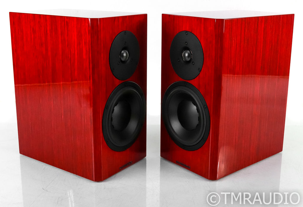 Dynaudio Special Forty Bookshelf Speakers; 40th Anniversary; Red Birchwood Pair