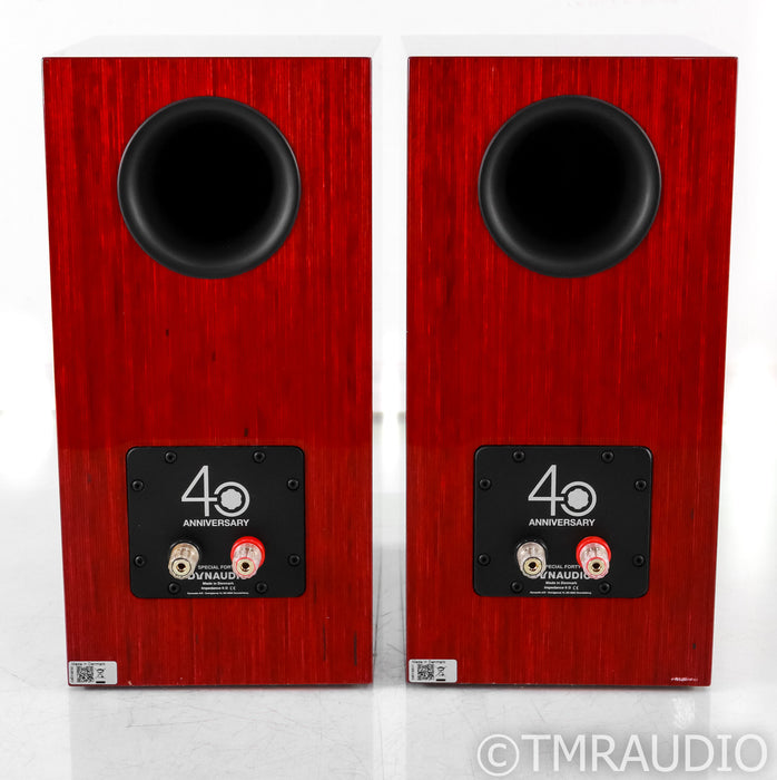 Dynaudio Special Forty Bookshelf Speakers; 40th Anniversary; Red Birchwood Pair