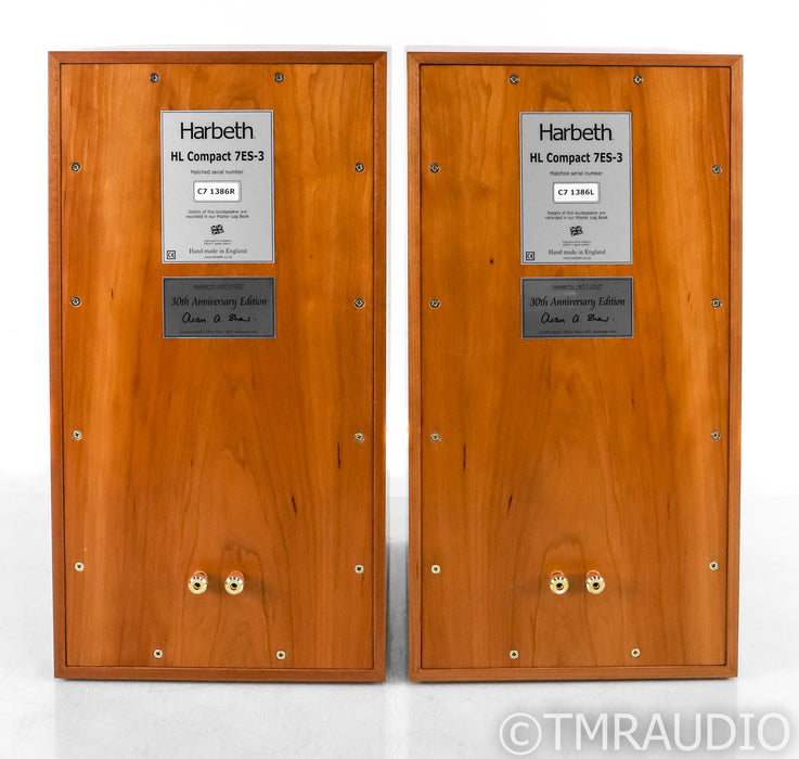 Harbeth HL Compact 7ES-3 Bookshelf Speakers; C7ES3; Walnut Pair