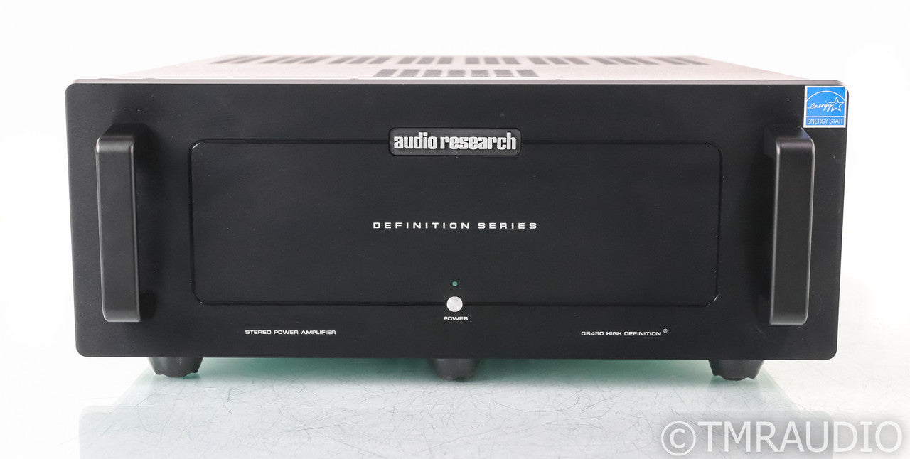 Audio Research DS450 Stereo Power Amplifier; DS-450; Definition Series; Black