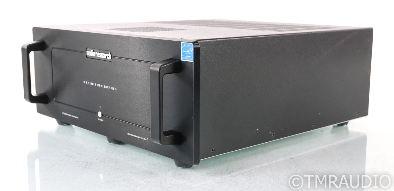 Audio Research DS450 Stereo Power Amplifier; DS-450; Definition Series; Black