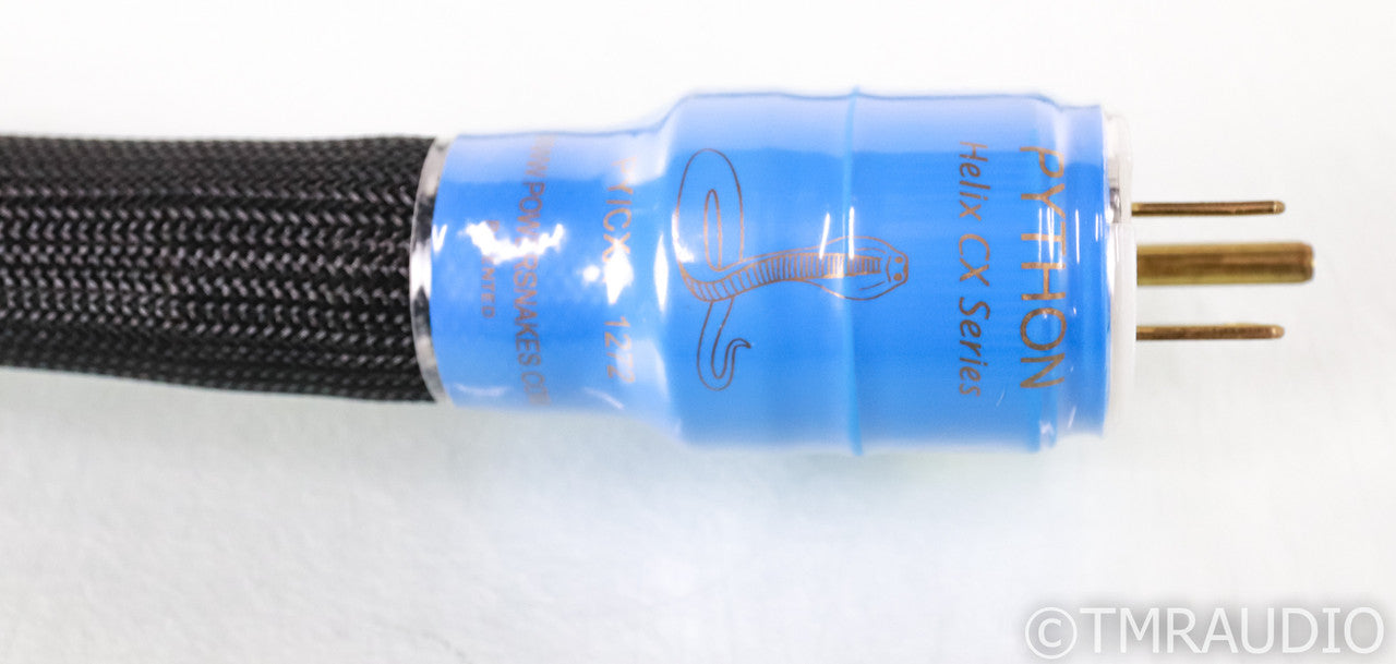 Shunyata Research Python Helix CX Series Power Cable; 1.3m AC Cord; Powersnakes