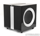 KEF R400b Dual 9" Powered Subwoofer; Gloss Black; R-400b
