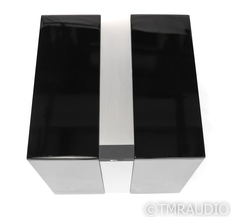 KEF R400b Dual 9" Powered Subwoofer; Gloss Black; R-400b