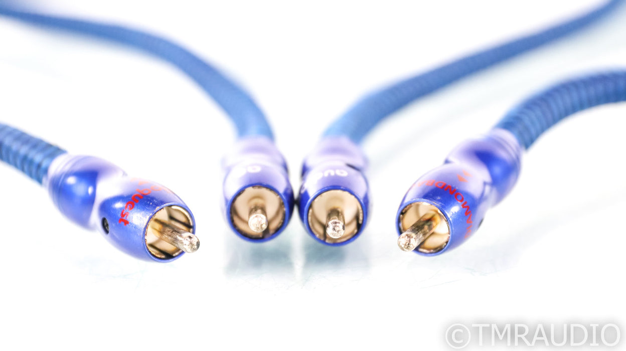 AudioQuest Diamondback RCA Cables; 2m Pair Interconnects